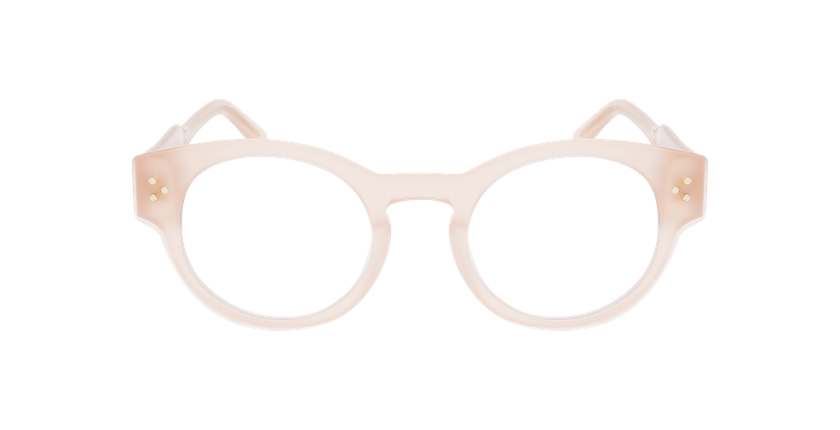 Lunettes de vue femme CARACTÈRES FIDÈLE marron - Vue de face