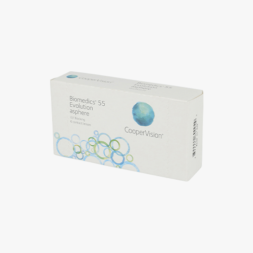 Lentilles de contact Biomedics® Evolution 6L - Vue de face