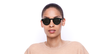 LUNETTES DE SOLEIL femme MOANNA noir - Vue de face
