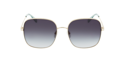LUNETTES DE SOLEIL femme LO159S doré/bleuVue de face
