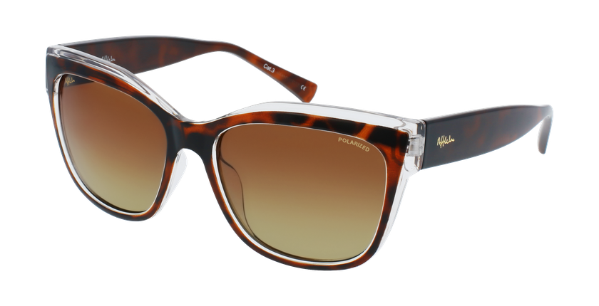 LUNETTES DE SOLEIL femme PATTY écaille - Vue de face