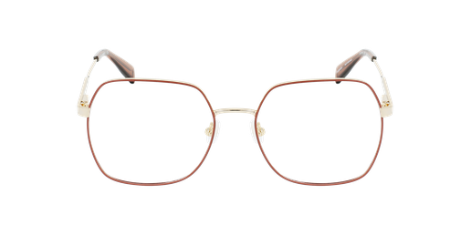 LUNETTES DE VUE femme LO2148 marron/doré Vue de face