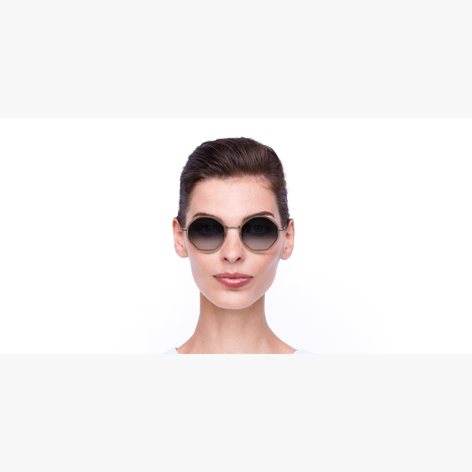 Lunettes de soleil femme ALBA 6445 rose - Vue de face