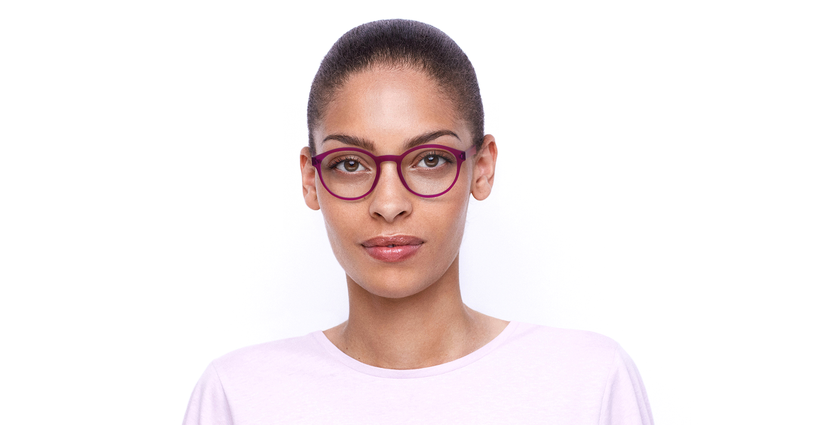 LUNETTES DE VUE femme RZERO3 violet - Vue de face