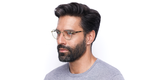 LUNETTES DE VUE homme VPLA52 doré/rose - vue de 3/4