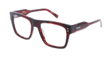 Lunettes de vue homme CARACTÈRES INGÉNIEUX écaille - Vue de face