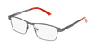 LUNETTES DE VUE enfant MAGIC OCTAVE gris/rouge - Vue de face