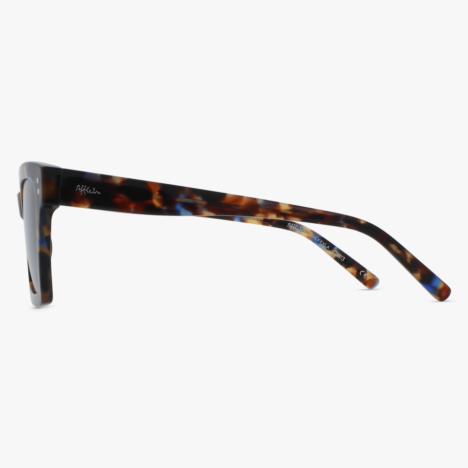 Lunettes de soleil femme KEYLA écaille - Vue de face