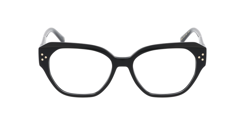 Lunettes de vue femme CARACTÈRES RAFFINÉE noir - Vue de face