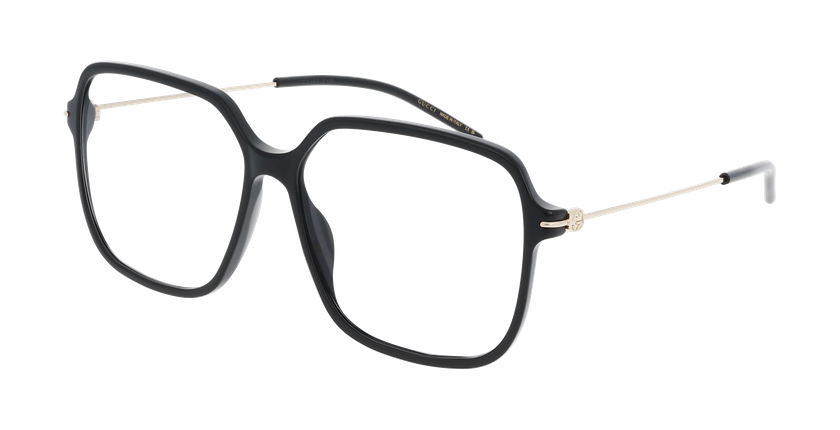 Lunettes de vue femme GG1003O noir - Vue de face
