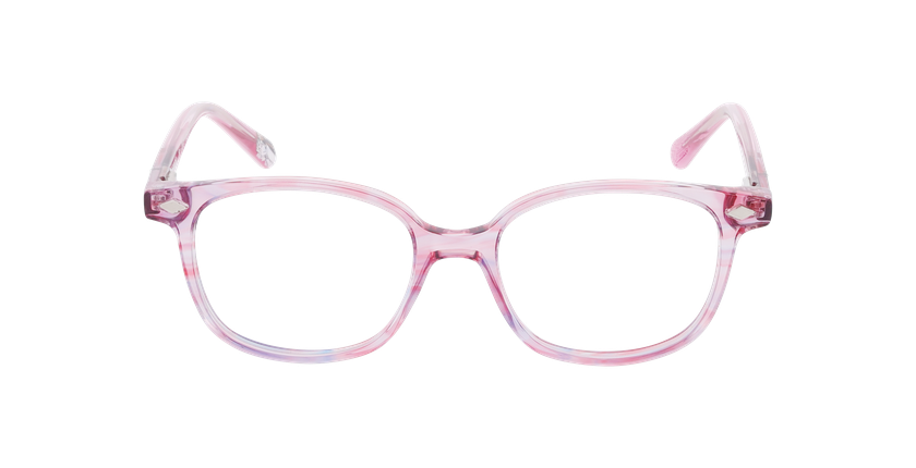 Lunettes de vue enfant FROZEN 4 rose - Vue de face