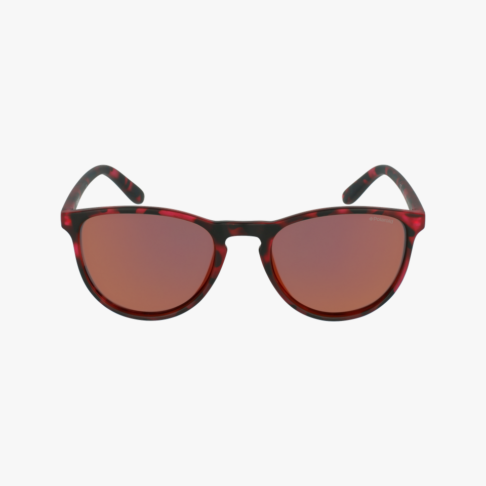 Lunettes de soleil enfant PLD 8028/S écaille/rouge - Vue de face