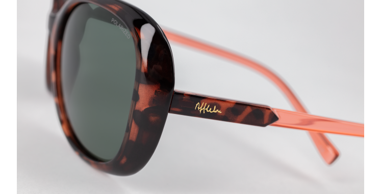 LUNETTES DE SOLEIL femme FLORES POLARIZED écaille/rouge