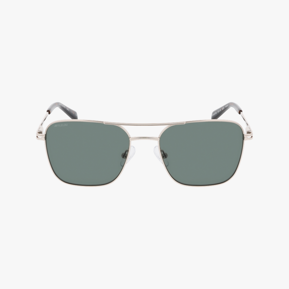 Lunettes de soleil homme PALERMO dorée - Vue de face