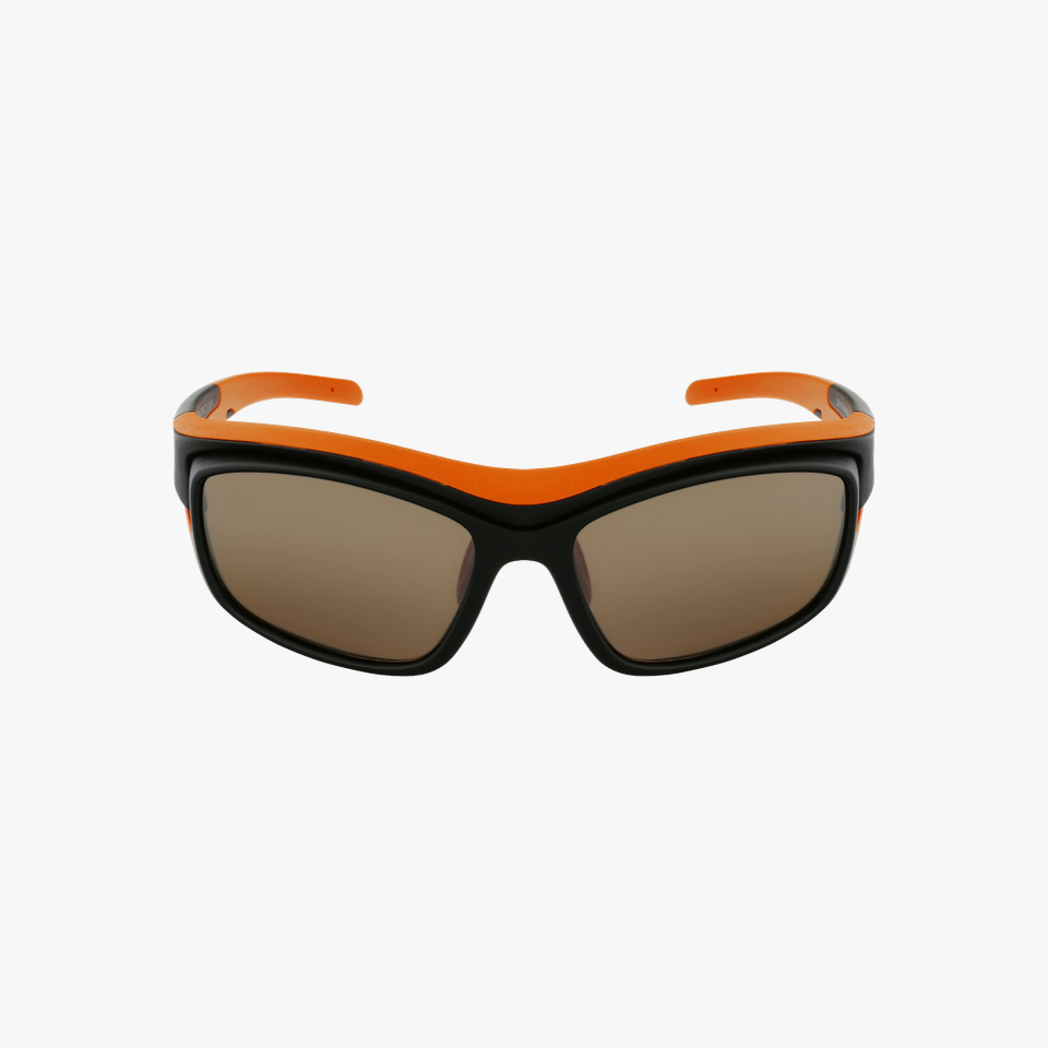 Lunettes de soleil Piment noir/orange - Vue de face