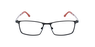 LUNETTES DE VUE homme MAGIC 129 CARBONE noir/rouge carbon