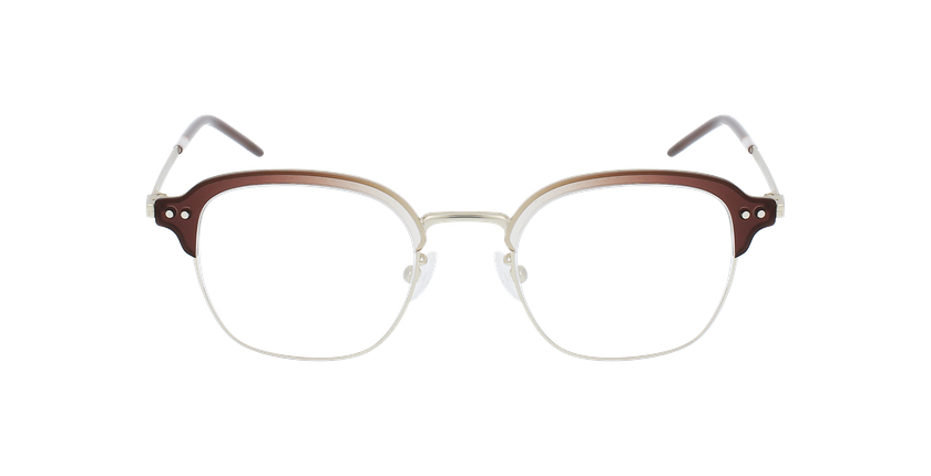 Lunettes de vue femme MAGIC 200 marron/dorée - Vue de face