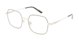 Lunettes de vue femme LEA vert - Vue de face