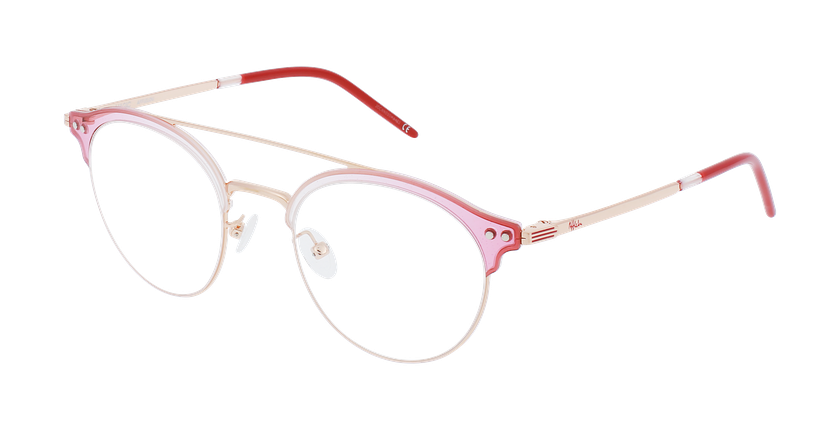 Lunettes de vue femme MAGIC 199 rose/dorée - Vue de face