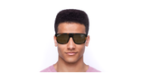 LUNETTES DE SOLEIL homme GG0450S écaille - Vue de face