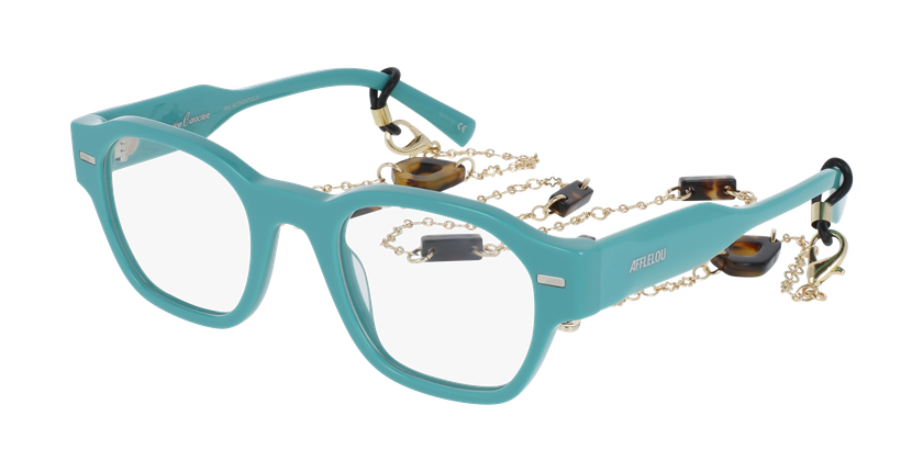 Lunettes de vue femme CARACTÈRES AUTHENTIQUE vert - Vue de face