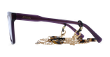 Lunettes de vue femme CARACTÈRES REVEUSE violet - Vue de face