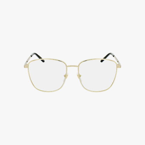 Lunettes de vue femme GG0804O dorée Vue de face