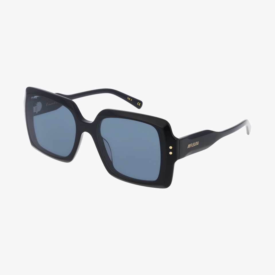 Lunettes de soleil femme PRECIEUSE noir - Vue de face