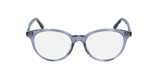 LUNETTES DE VUE femme MONTAIGNE47 bleu/écaille Vue de face