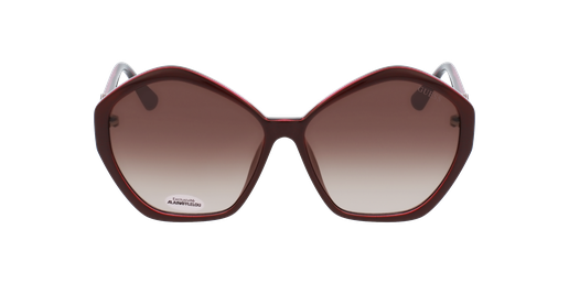 LUNETTES DE SOLEIL femme GU7813 bordeaux/marron Vue de face