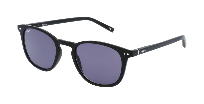 Lunettes de vue FORTY solaire Noire +2.00 noir - Vue de 3/4