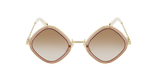 LUNETTES DE SOLEIL femme CE165S doré - Vue de face