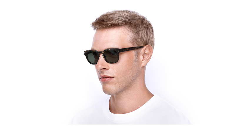 LUNETTES DE SOLEIL VIYAO écaille - Vue de face
