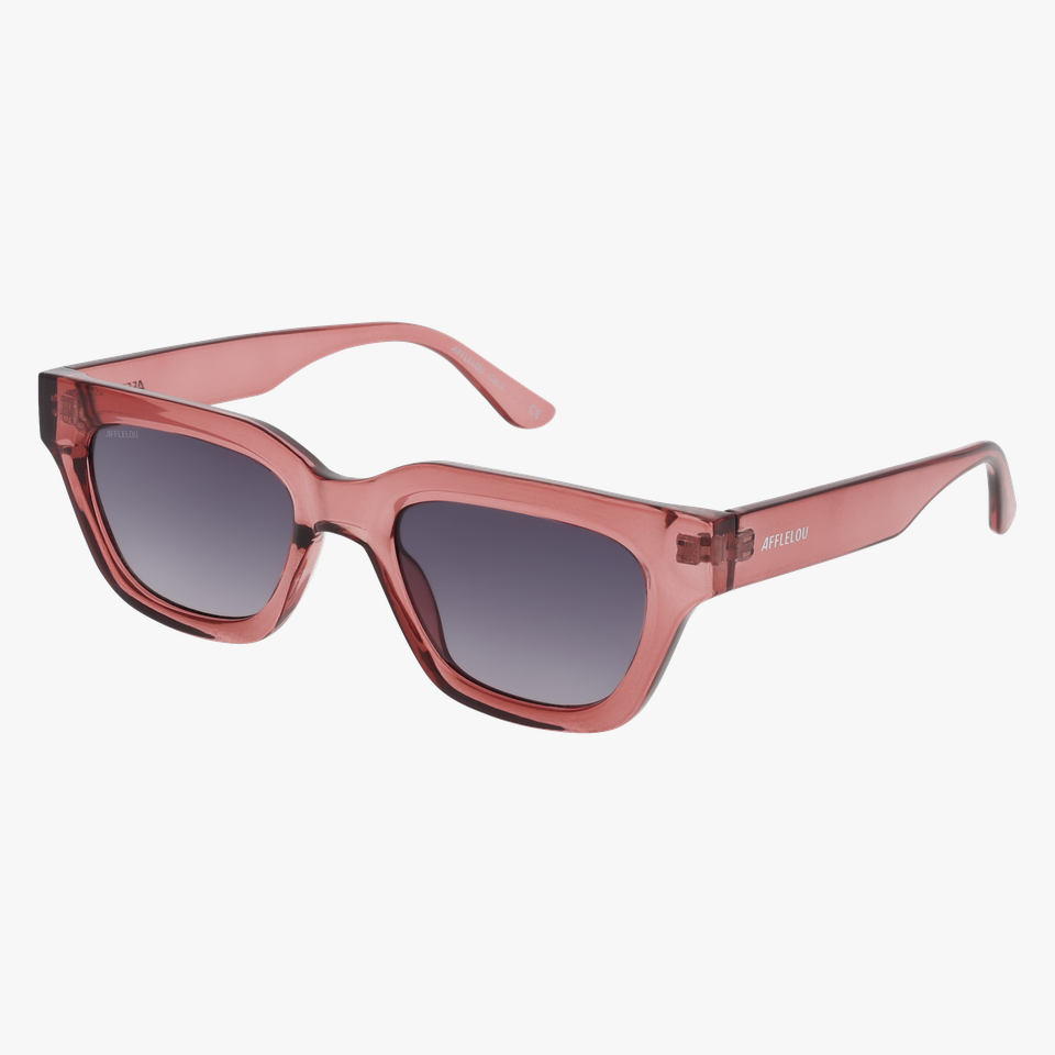 Lunettes de soleil femme COLINA rose - Vue de face
