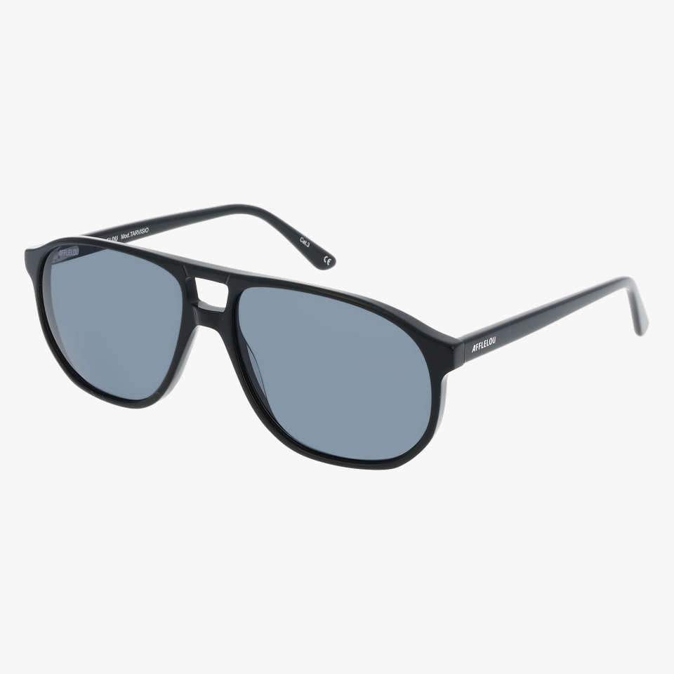 Lunettes de soleil homme TARVISIO noir - Vue de face
