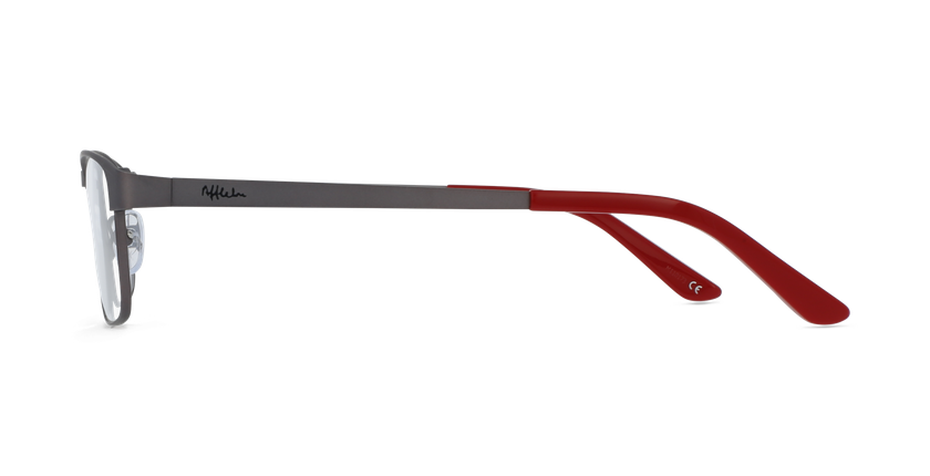 LUNETTES DE VUE enfant MAGIC OCTAVE gris/rouge - Vue de face