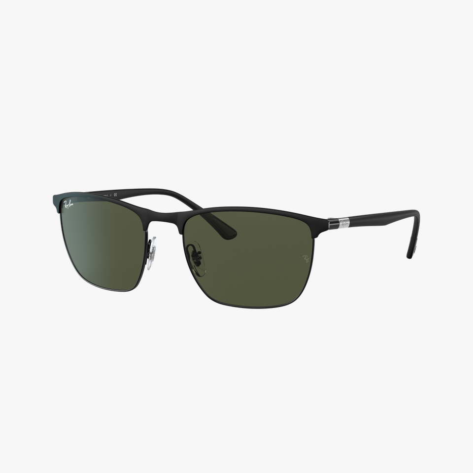 Lunettes de soleil 0RB3686 noir - Vue de face