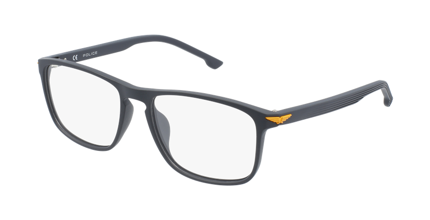 Lunettes de vue homme VPLA44 gris - Vue de 3/4