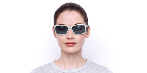 LUNETTES DE SOLEIL SAIL POLARIZED blanc/bleu