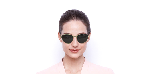 LUNETTES DE SOLEIL femme GG0803S doré/gris