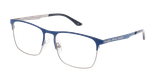 Lunettes de vue homme HUGOLIN bleu - Vue de face