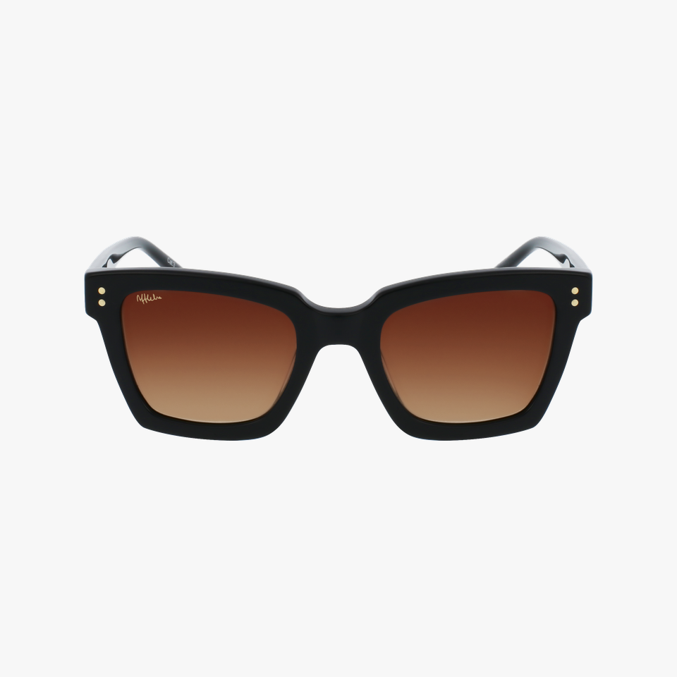 Lunettes de soleil femme KEYLA noir - Vue de face