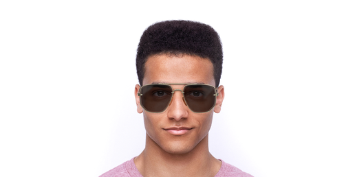 LUNETTES DE SOLEIL homme DB 7001/S doré