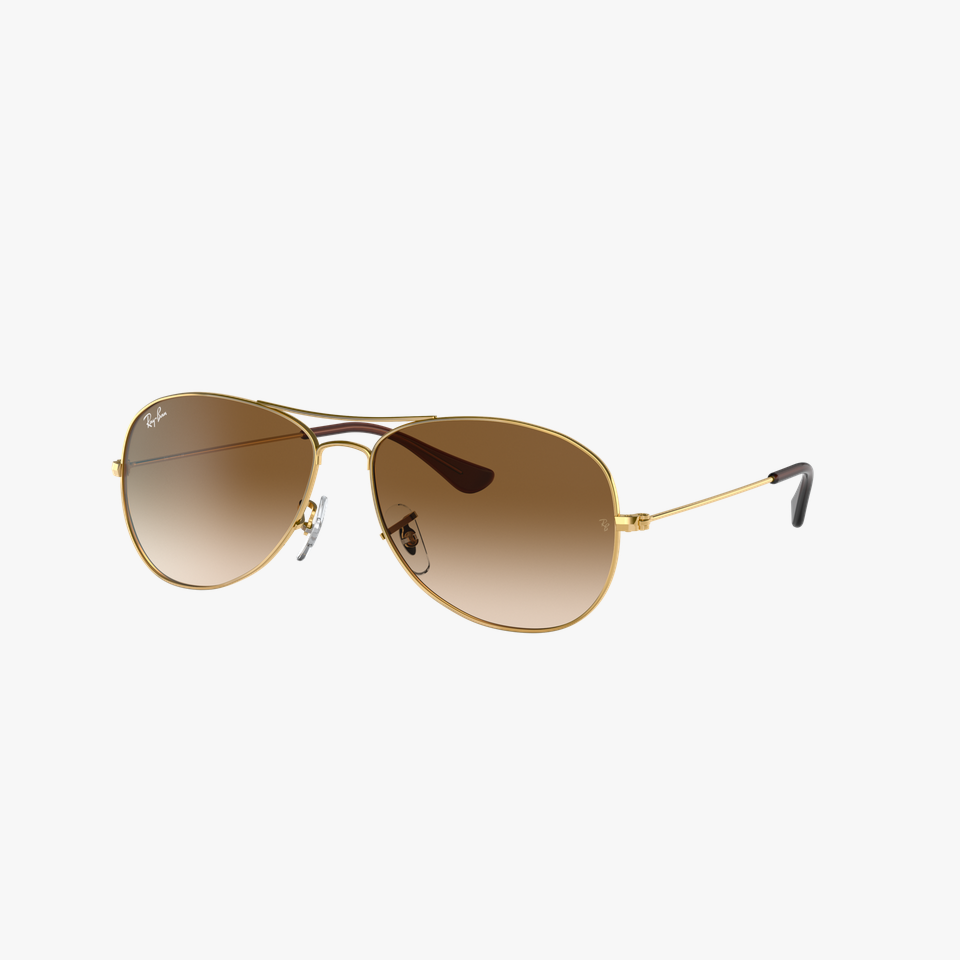 Lunettes de soleil homme COCKPIT dorée - Vue de face