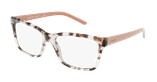 Lunettes de vue femme 0PR 17VV rose/rose - Vue de 3/4
