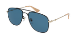 LUNETTES DE SOLEIL homme GG0514S doré - vue de 3/4
