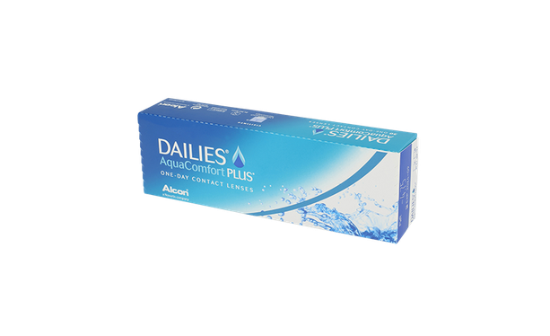 Lentilles de contact Dailies AquaComfort Plus 30L - Vue de face