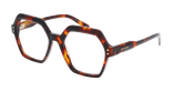 Lunettes de vue femme CARACTÈRES COQUETTE écaille - Vue de face