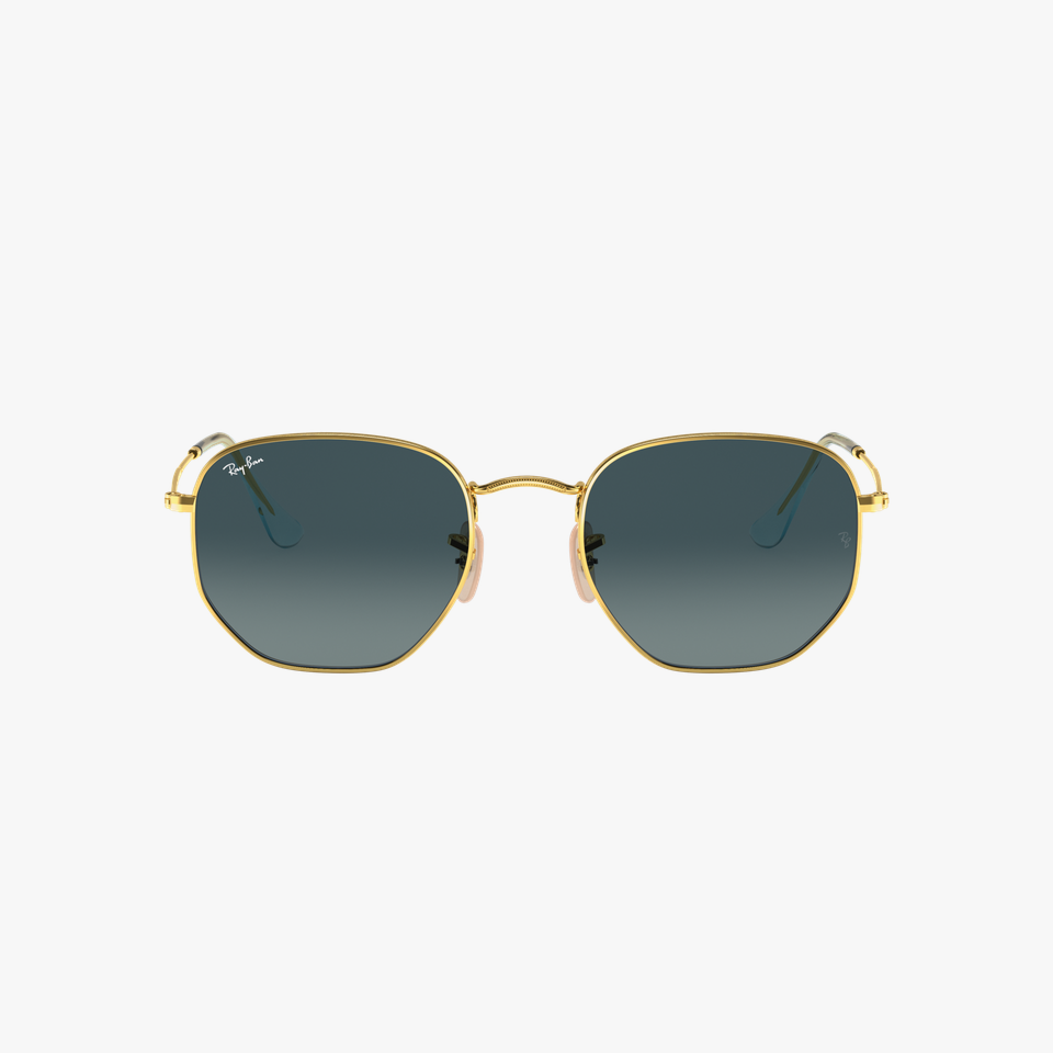 Lunettes de soleil 0RB3548N dorée - Vue de face