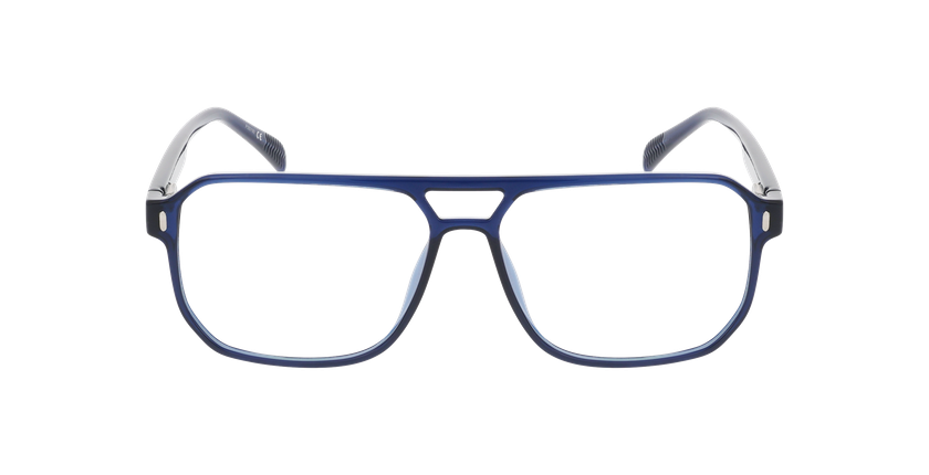 Lunettes de vue homme HERMANN bleu - Vue de face
